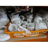 A very large quantity of Autumn Leaves English pottery teaware to include many cups, saucers, plates