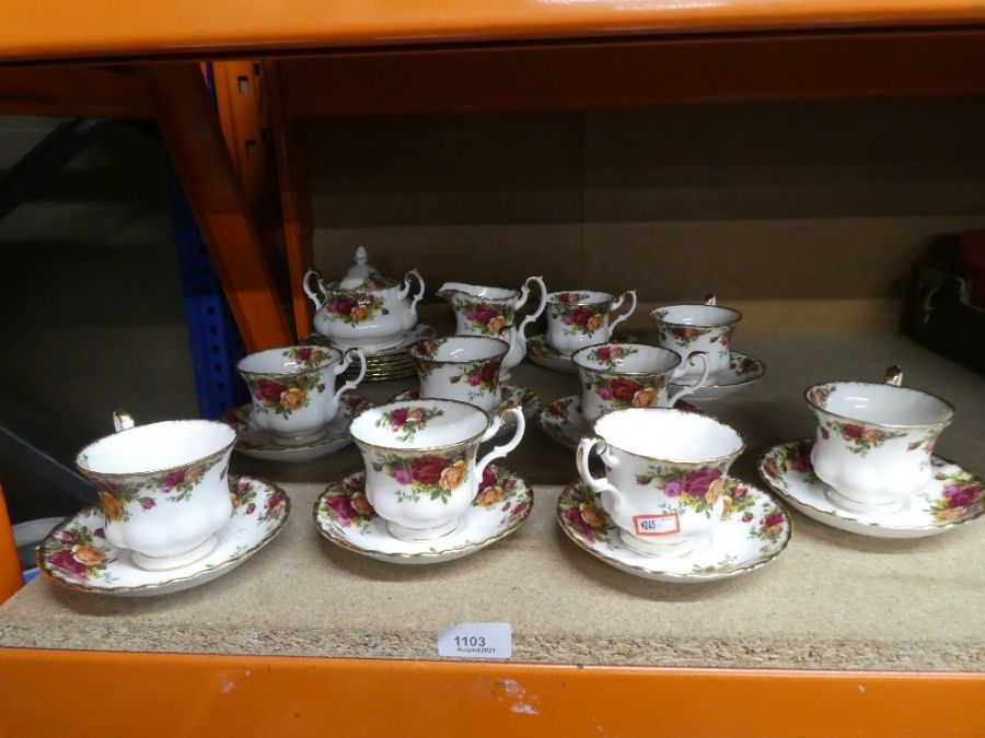 A selection of Old Country Roses, by Royal Albert