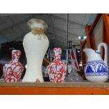 Selection of large jugs and vases