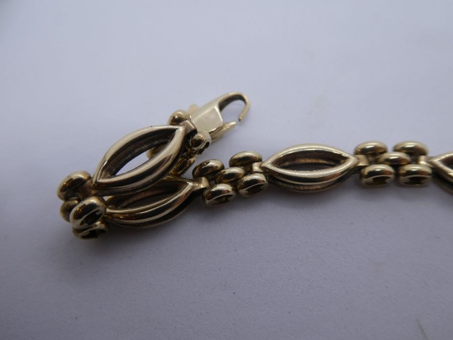 9ct yellow gold necklace, marked 375, length 44cm, 14.8g approx - Image 3 of 3