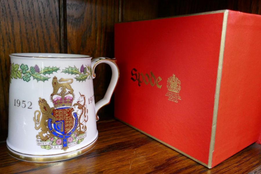 Two Beswick horses, a Caithness bowl decorated Dolphins and a Spode Coronation tankard - Image 4 of 5