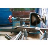 Metal blue lathe