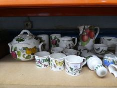 Collection of Portmeirion Botanic Garden and Pomona china