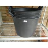 6 x 42 litre trugs