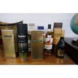 Five bottles of single malt Scotch Whisky to include a 1 Ltr bottle of Glenmorangie and other blende