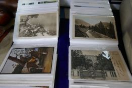 A quantity of Victorian and later postcards, mainly in albums, many hundreds