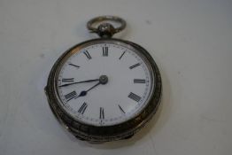 A very decorative, and ornate Victorian pocket watch with floriated and foliate design, of nice qual