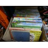 Box of children's annuals, mainly Rupert & Paddington
