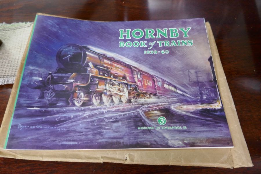 Two catalogues for Hornby Book of trains 1938 - 1940 an album of railway postcards and similar - Image 3 of 6