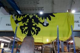 Large Russian Imperial Naval flag, 30ft x 15ft approx