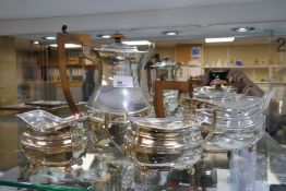 S. Blanckensee and Sons Ltd, a silver four piece tea and coffee set, stamped Chester, dates from 192