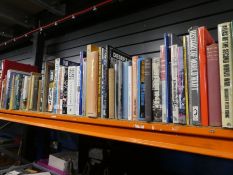 Selection of mostly hardback books on military themes etc