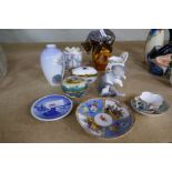Continental china, to include Royal Copenhagen, Lladro and Limoges items