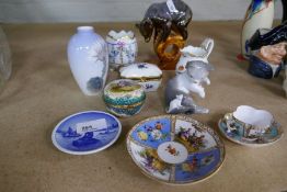 Continental china, to include Royal Copenhagen, Lladro and Limoges items