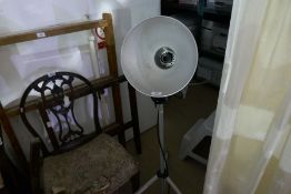Vintage floor standing metal lamp