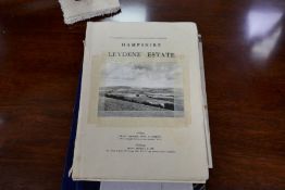 Leydene Estate, sale particulars and plans for the auction, of the 1953 Estate
