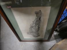 Selection of framed prints and pictures etc and a mirror