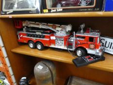 Large remote control red fire engine