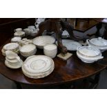 A quantity of Royal Doulton White Nile dinner and teaware