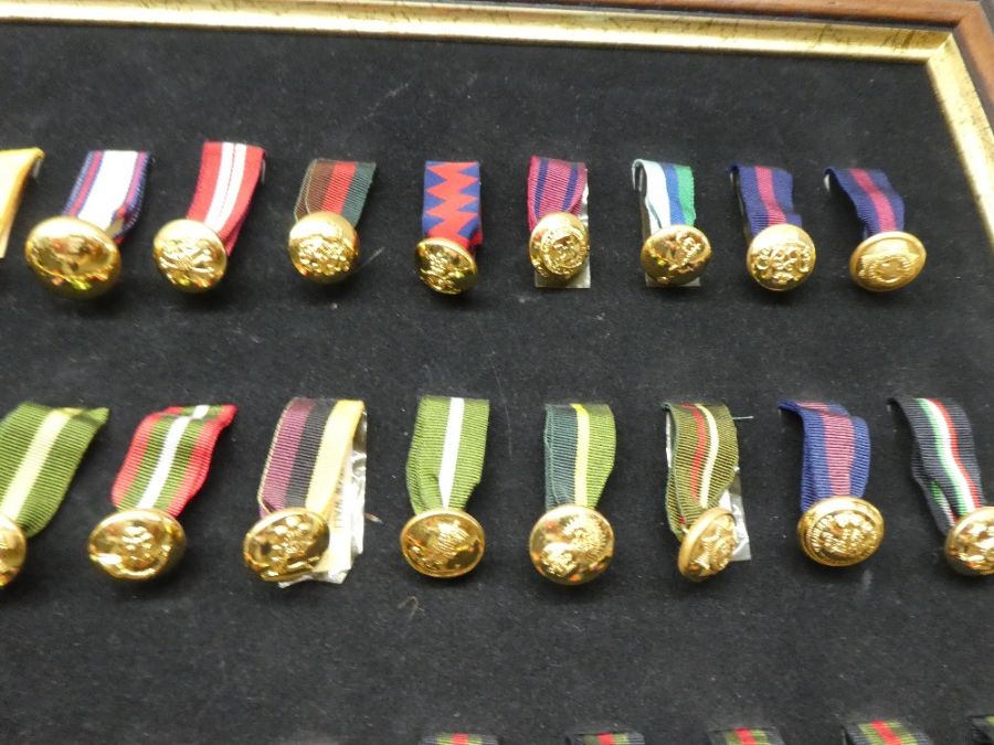 Regimental buttons and ribbons of the British Army - Image 3 of 3