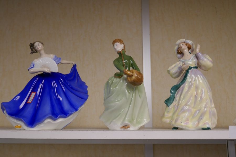 Four Royal Doulton ladies, HN2723, 4157, 2318, 2791 and 2 other items - Image 2 of 3