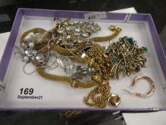 Small collection of costume jewellery to include Silver earrings, etc