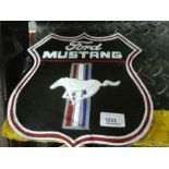 Large Mustang sign