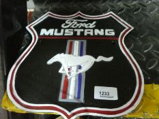 Large Mustang sign
