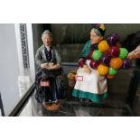 A Doulton figure of Lady Balloon Seller, and one other