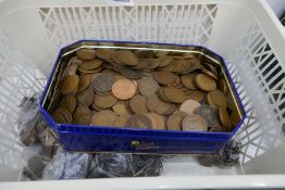 A quantity of 19th and 20th century copper coinage