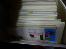 Shoebox containing various First Day Covers