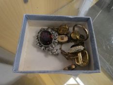 Small quantity named costume jewellery including Christian Dior, etc