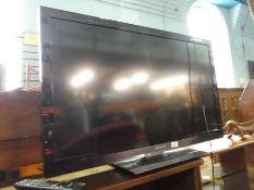 Panasonic flatscreen TV TXL37E30B, with remote
