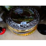 A selection of vintage china and plates, including a Masons Stoneware jug, Beswick horses, etc