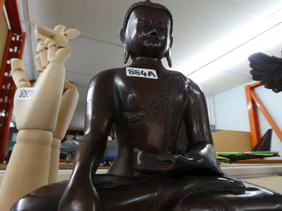 Sakyamuni Buddha statue - Image 2 of 2