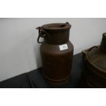 Old milk churn