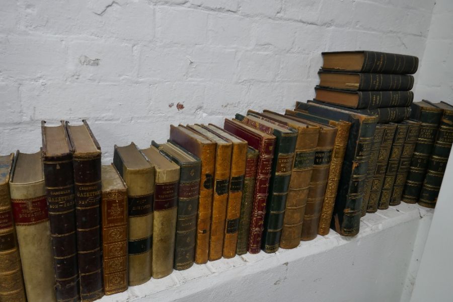 A quantity of antique leather bound books, mainly 19th century and others - Image 6 of 6