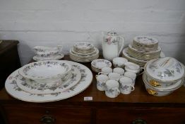 A quantity of Royal Worcester June Garland dinner and teaware