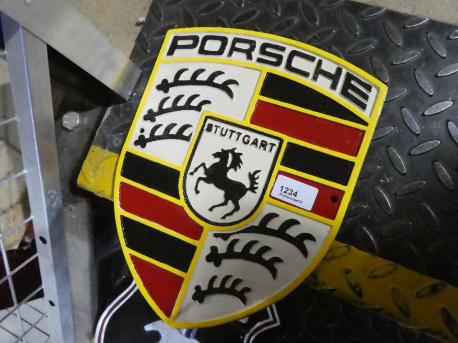 Large Porsche sign - Image 2 of 2