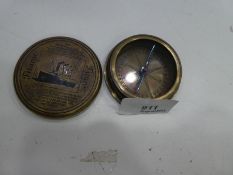 Replica Titanic pocket compass
