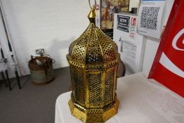 Gold Moroccan lantern