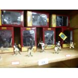 Britains "The War Along The Nile" series tribal figures (7 boxes)
