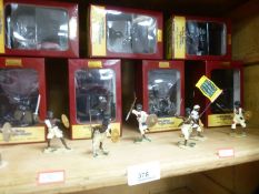 Britains "The War Along The Nile" series tribal figures (7 boxes)