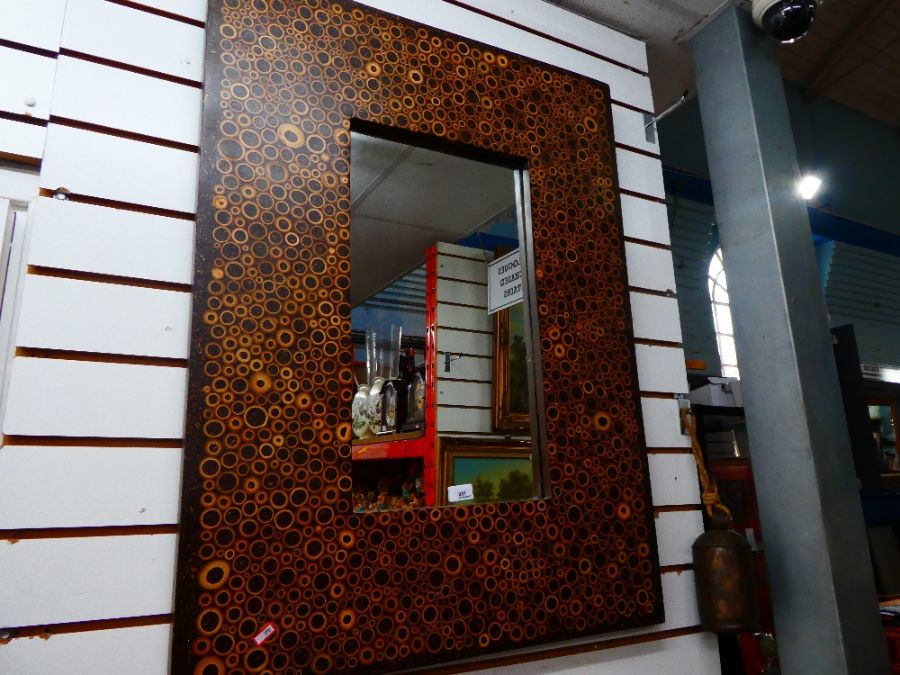 Modern decorative framed mirror