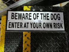 Large dog sign