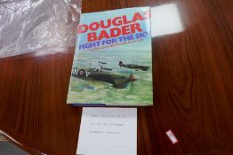 Douglas Bader, a signed edition of Fight For The Sky, with Dust Jacket