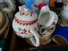 A selection of quality china including Portmeirion, Cath Kidston etc, Also with some costume jewelle