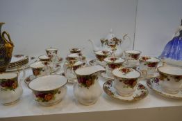 A Royal Albert 'Old Country Roses' teaset
