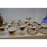 A Royal Albert 'Old Country Roses' teaset