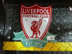 Liverpool football plaque